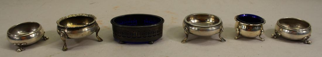 (6) Assorted Sterling Silver Open Salts (1 of 3)
