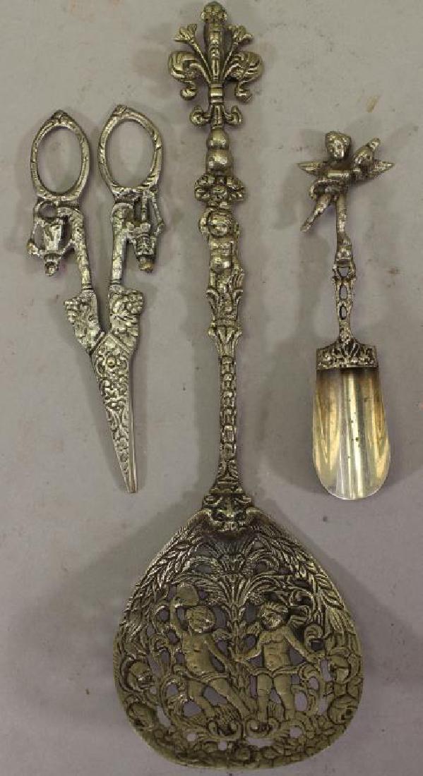 (3) Italian Silver Figural Articles (1 of 4)