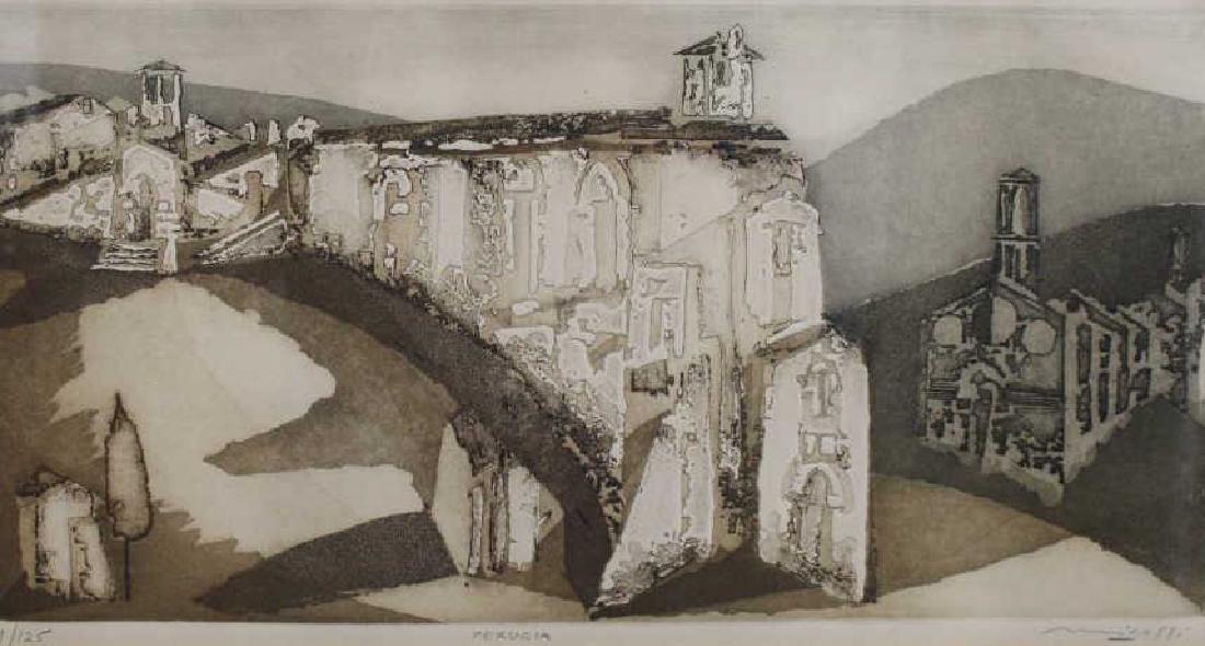 "Perugia" 19/25 signed lithograph (1 of 6)