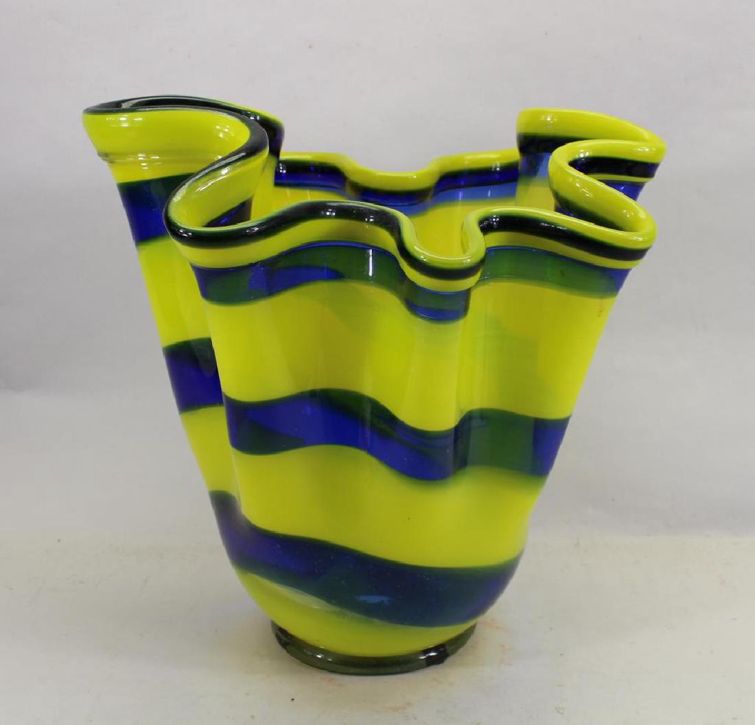 Vintage Murano Style Glass Vase (1 of 5)