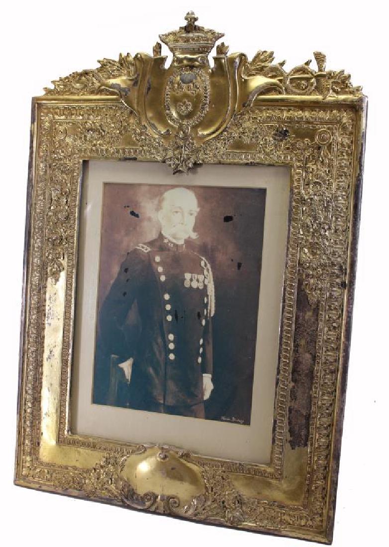 Antique Gilt Metal European Style Frame (1 of 4)