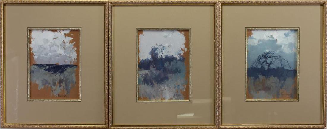 (3) Russian School Signed Steppes of Russia Ptgs (1 of 5)