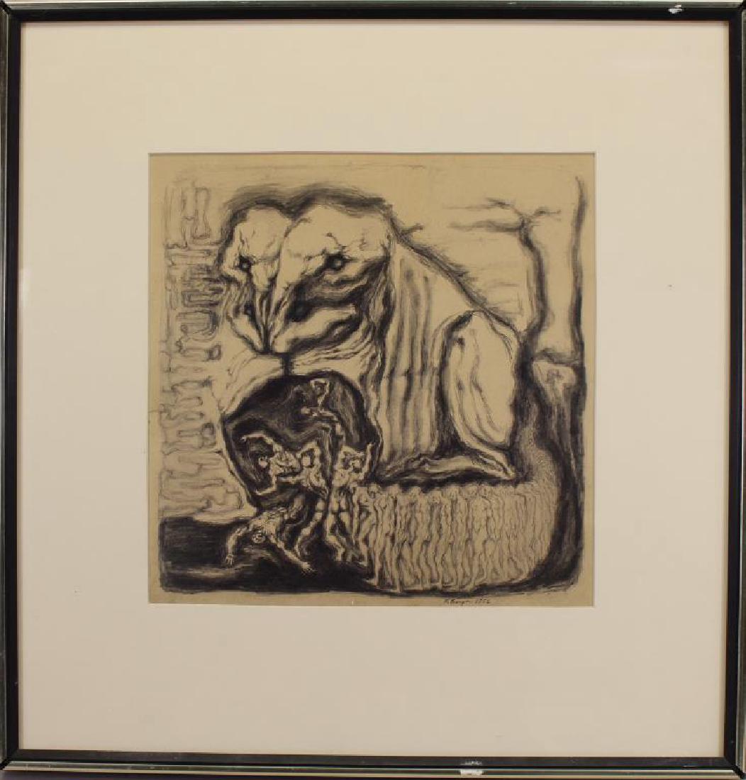 Fred Berger ( 2006) Figural Satanic Drawing