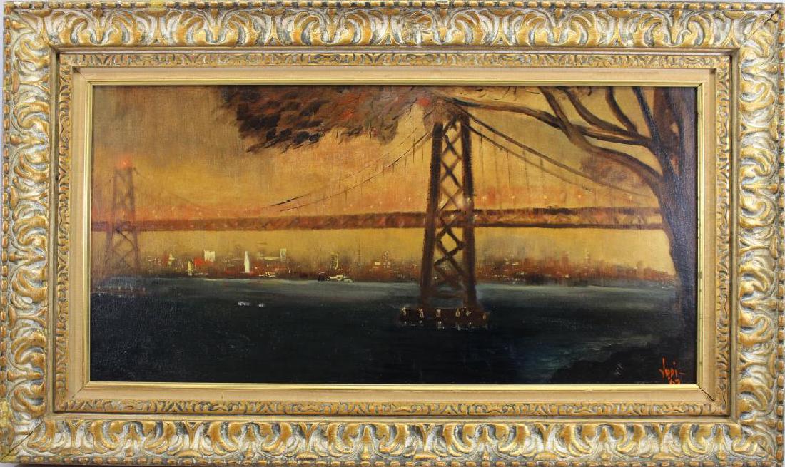1965 Painting of Golden Gate Bridge, Signed (1 of 4)