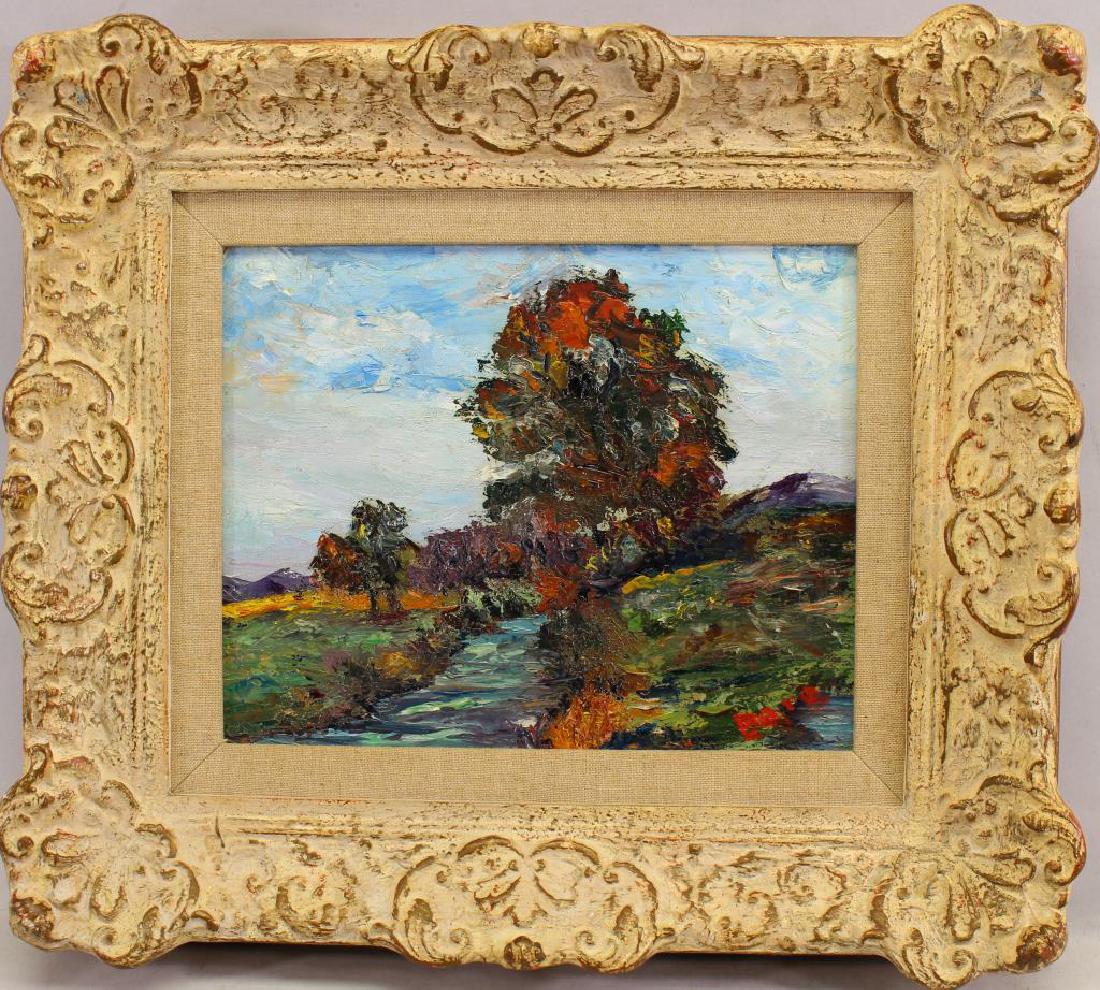 Signed Impressionist Fall Landscape, American (1 of 4)