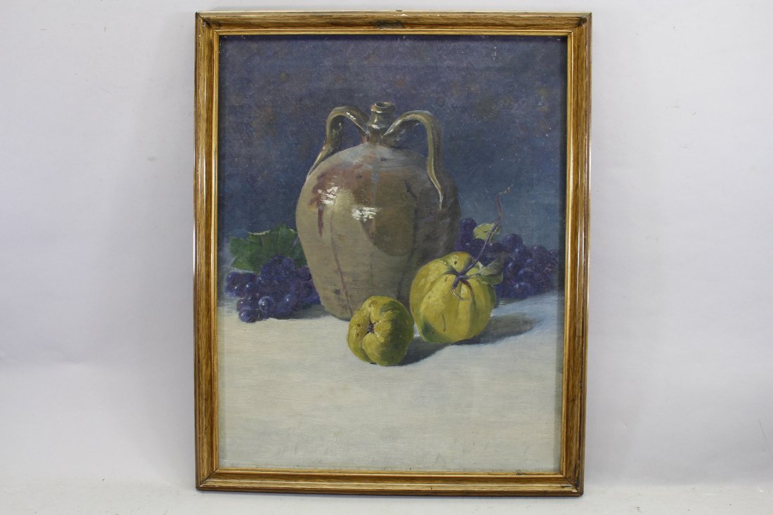Antique Still Life, Grapes & Pears (1 of 3)