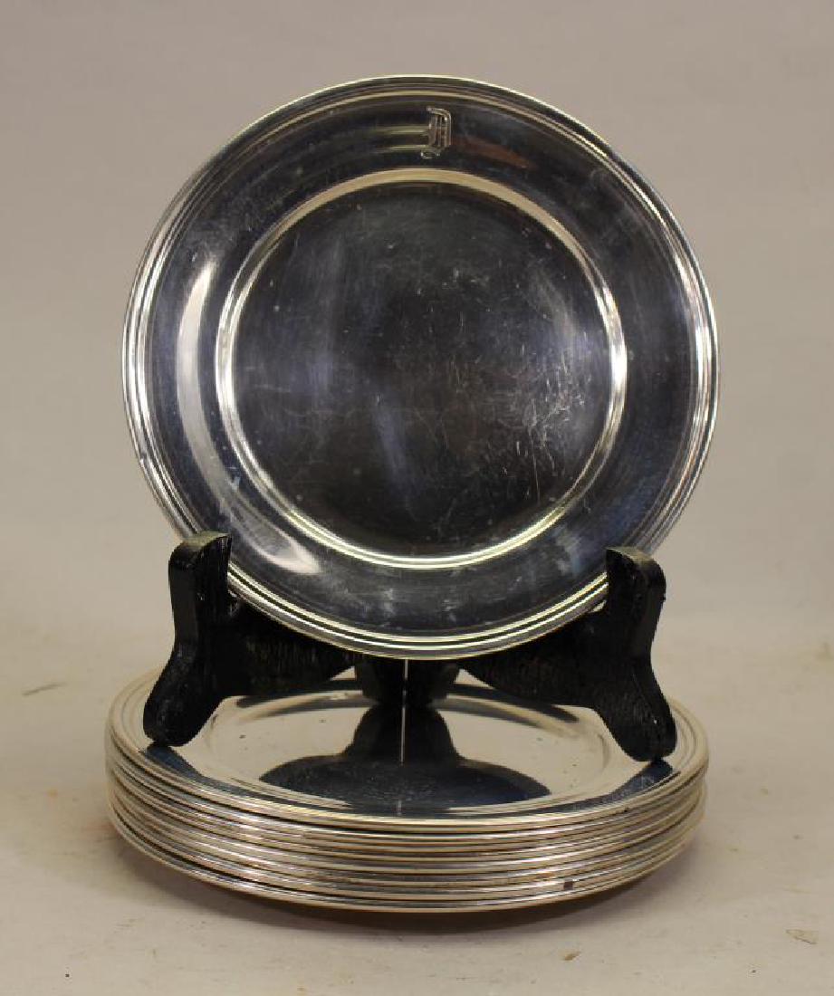 (9) Monogrammed Kirk & Sons Sterling Silver Dishes (1 of 8)