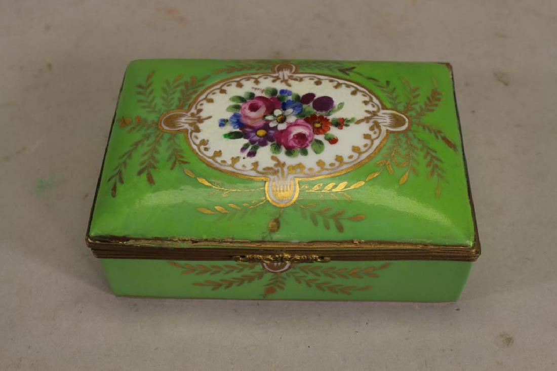 Antique French Porcelain Dresser Box (1 of 3)