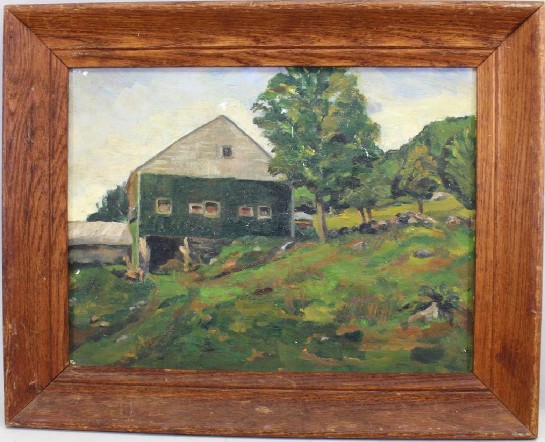 American School Double Sided Painting (1 of 2)