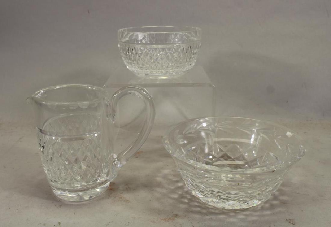 (3) Glass Articles, Two Signed Waterford (1 of 5)