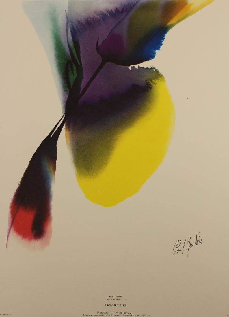 (5) Paul Jenkins (1923 - 2012) Prints (1 of 6)