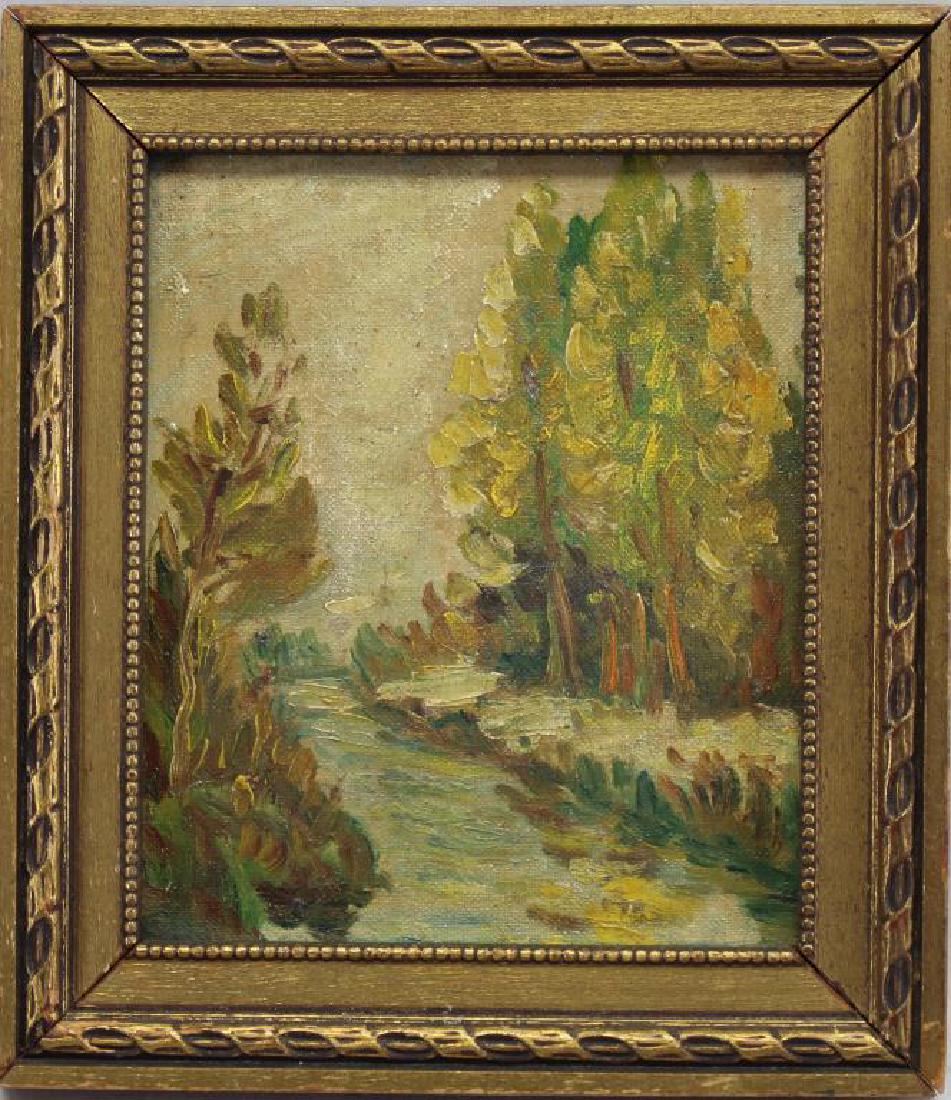 American School, Painting of a River Landscape (1 of 3)