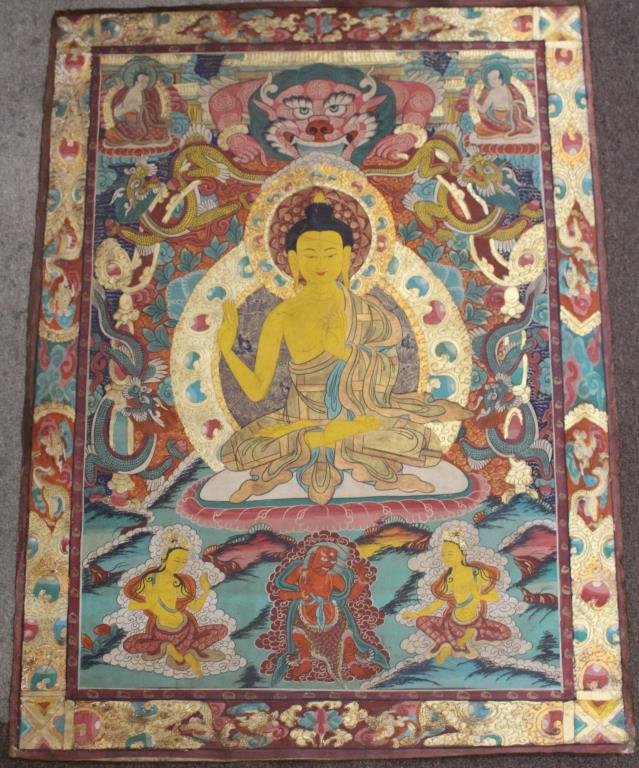 Antique Tibetan Thangka (1 of 9)