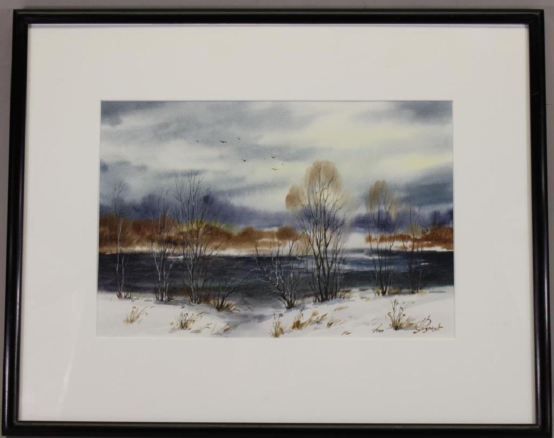 Signed, 20th C. Russian Winter Landscape (1 of 3)