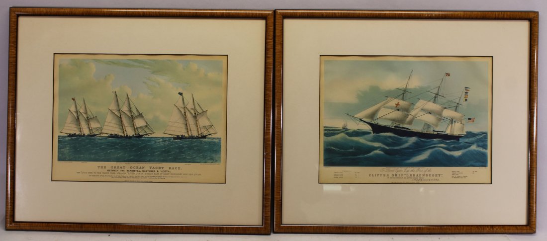 (2) Finely Framed Antique Nautical Prints (1 of 4)