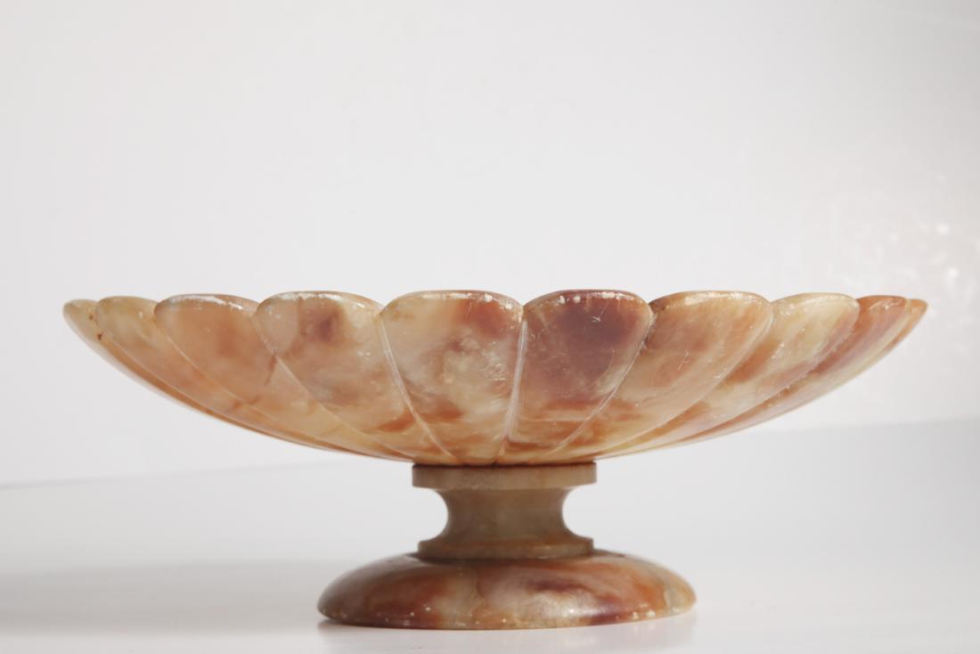 Alabaster Pedestal Fruit Bowl: Alabaster Pedestal Fruit Bowl