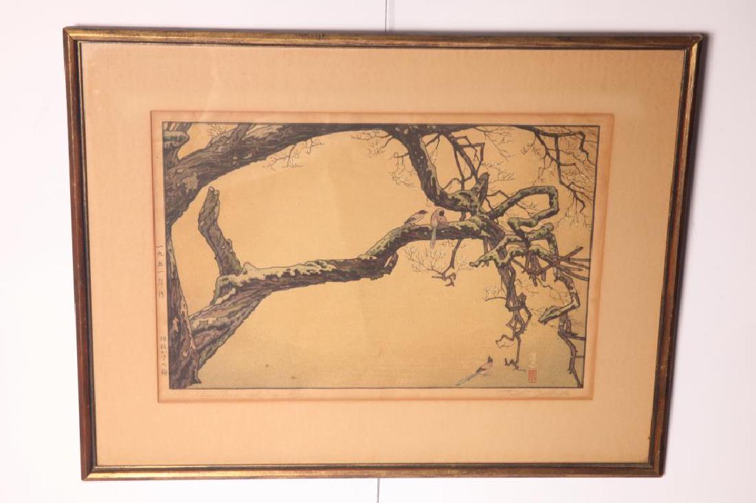 Toshi Yoshida (1911-1995): Toshi Yoshida (1911-1995) signed Japanese woodblockToshi Yoshida was an artist of great breadth and vision. Though known primarily for his woodblock* prints, he was also a remarkable painter and illus