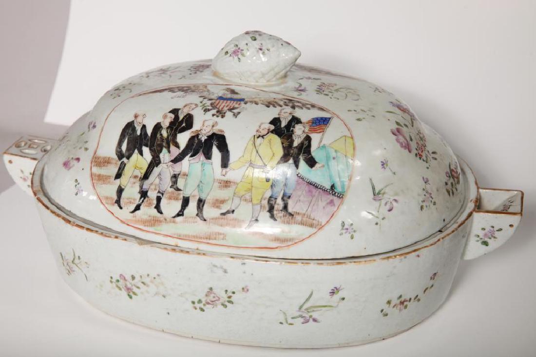 1920's Chinese Export Porcelain Tureen Warmer (1 of 11)