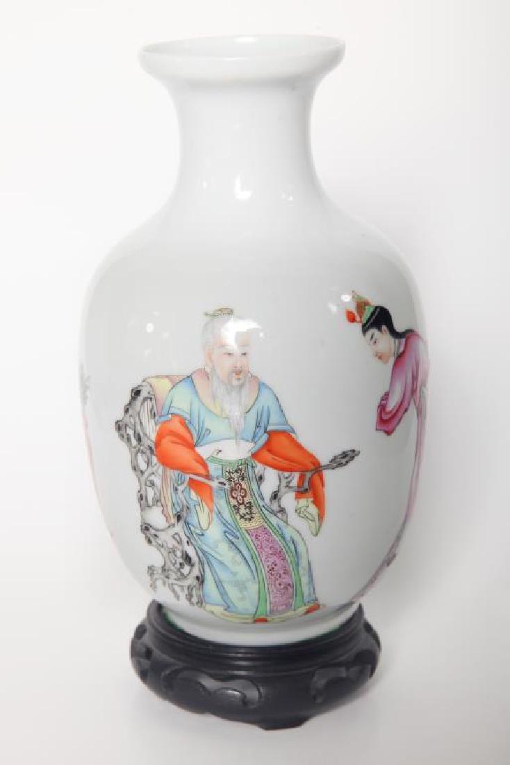 Chinese Porcelain Famille Vase (1 of 5)