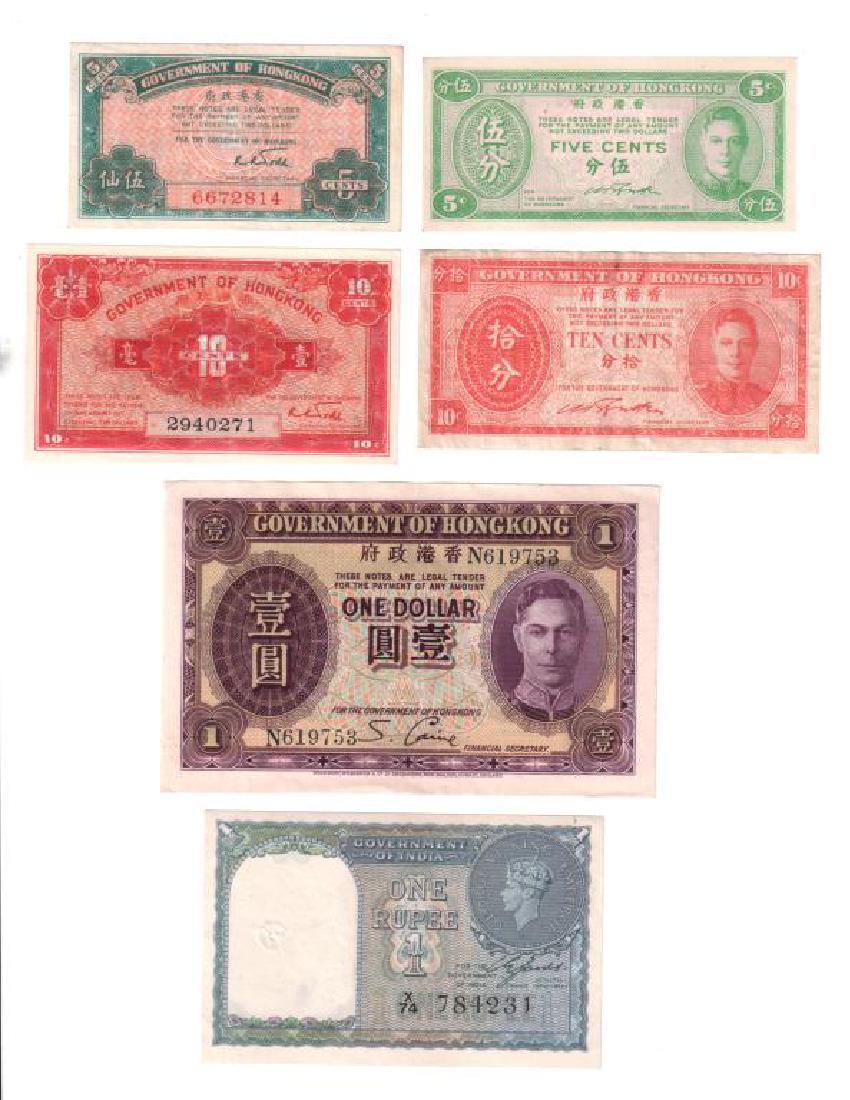 (25) Banknotes from Hong Kong & (2) India Banknote (1 of 1)