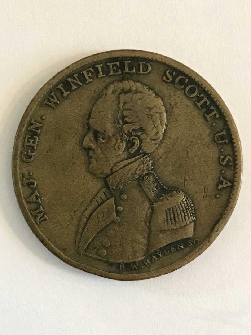 1852 Major General Winfield Scott Medal (1 of 2)