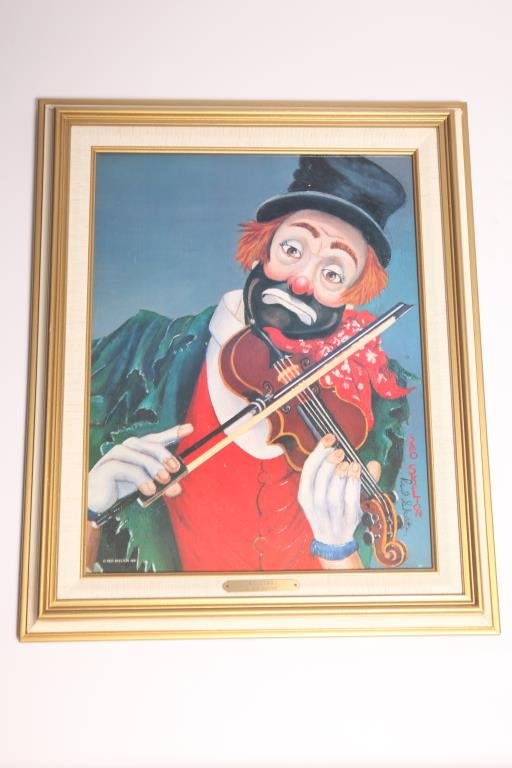 Set of 4 framed clowns by Red Skelton (1 of 4)