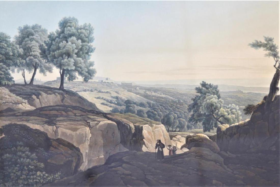 Jules Louis Philippe Coignet (1798 - 1860): After Michalon Coignet studied with the influential neoclassical landscape painter Jean Victor Bertin (1767-1842) and in 1821 was among the competitors for the Rome Prize in Historical Landscape. From