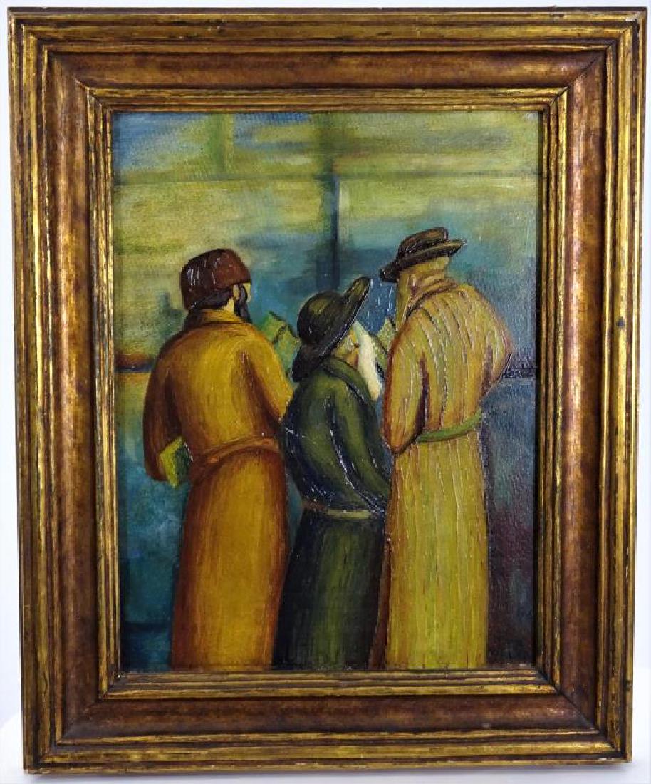 Attributed to Max Weber (1881-1963): Overall Size: 15.5 x 19 Sight Size: 11 x 14 signed lower right Max Weber (1881-1963) was active/lived in New York / France, Russian Federation. Max Weber is known for cubist, futurist and fauvist pain