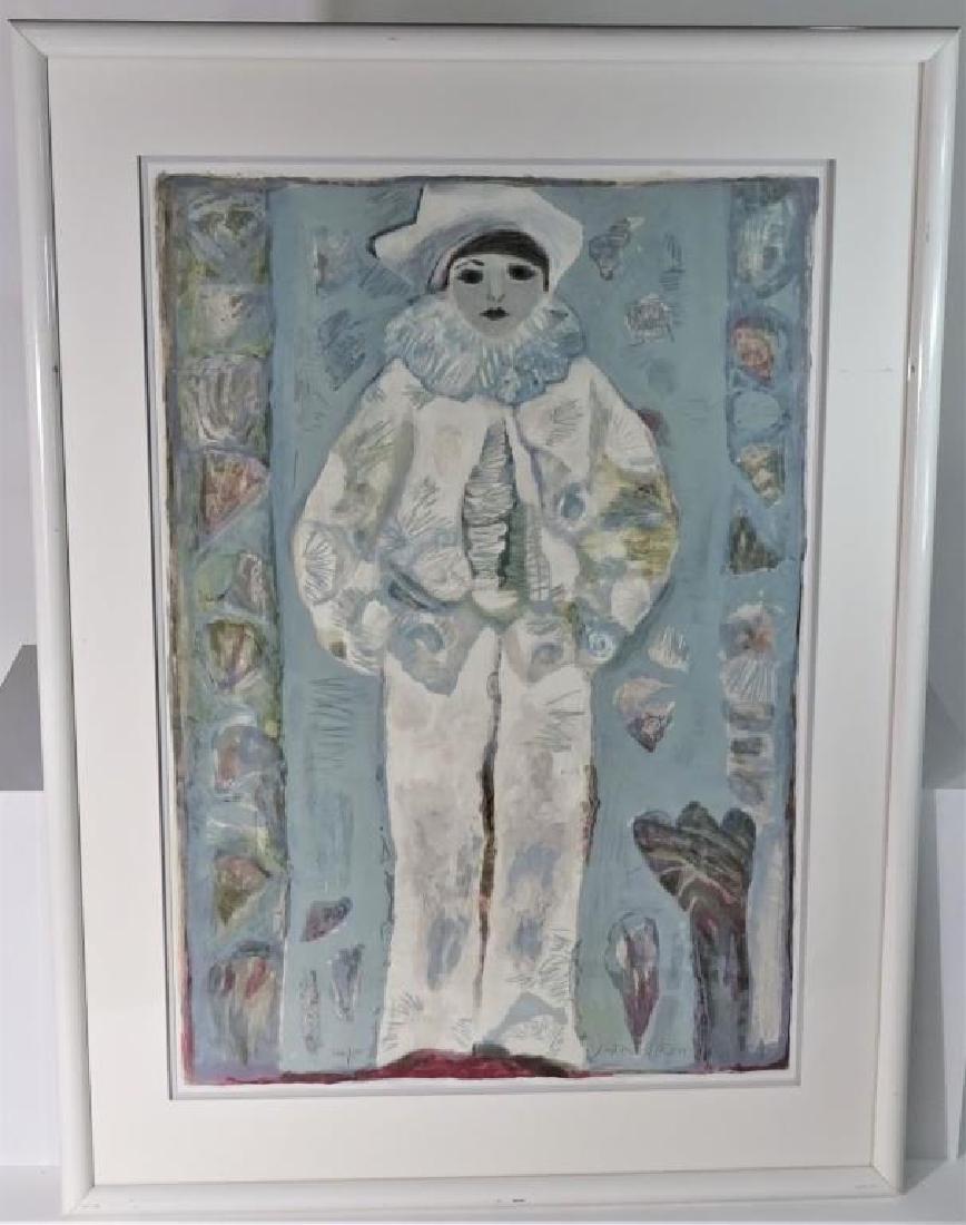 JUDITH BLEDSOE (1938-2013), Clown lithograph (1 of 5)