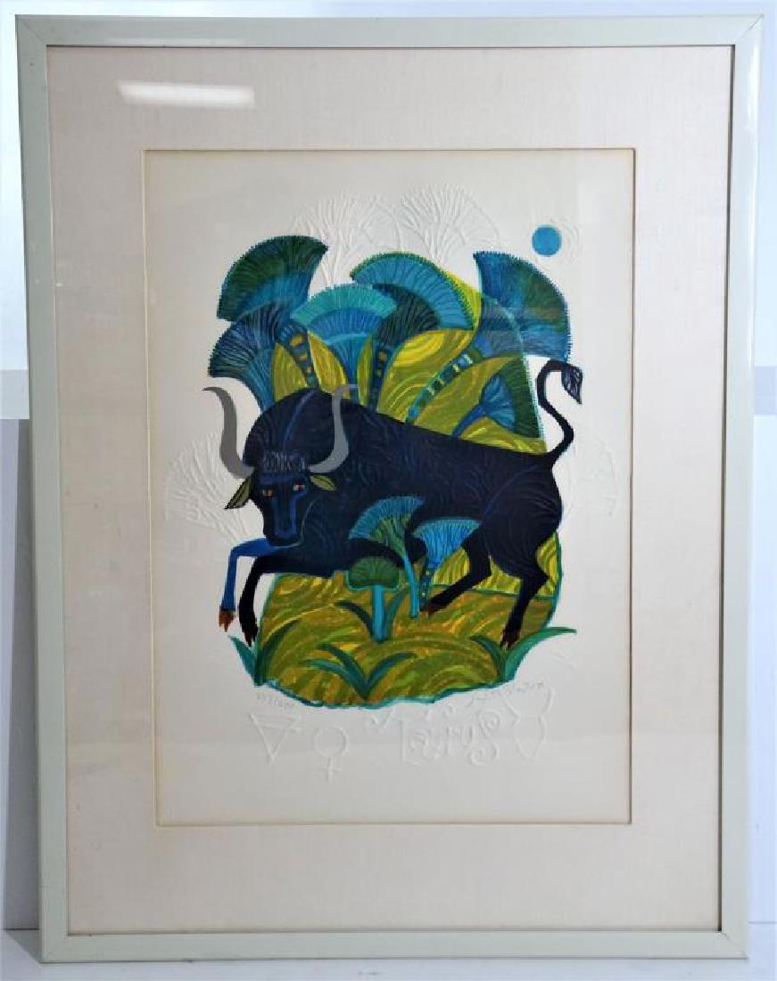 Judith Bledsoe (1938 - 2013), Taurus Lithograph (1 of 5)