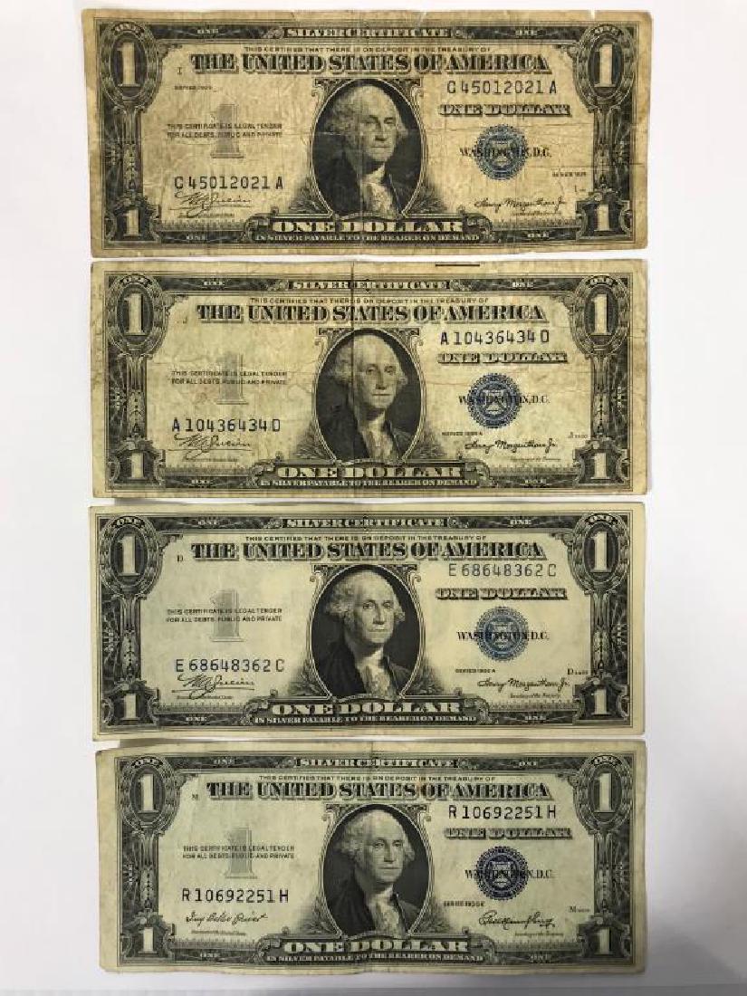Nine (9) One-Dollar Silver Certificates (1 of 4)