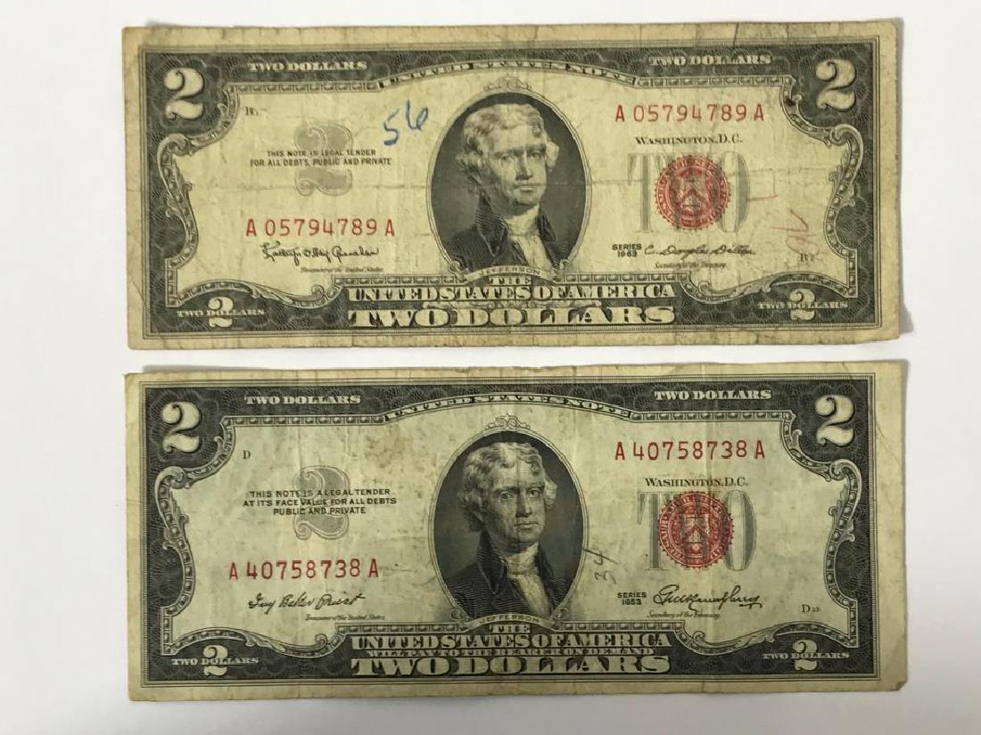 Two (2) U.S. Two-Dollar Banknotes (1 of 1)