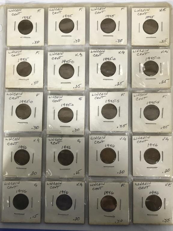 Nineteen (19) U.S. Nickels and Sixty-One Pennies (1 of 8)