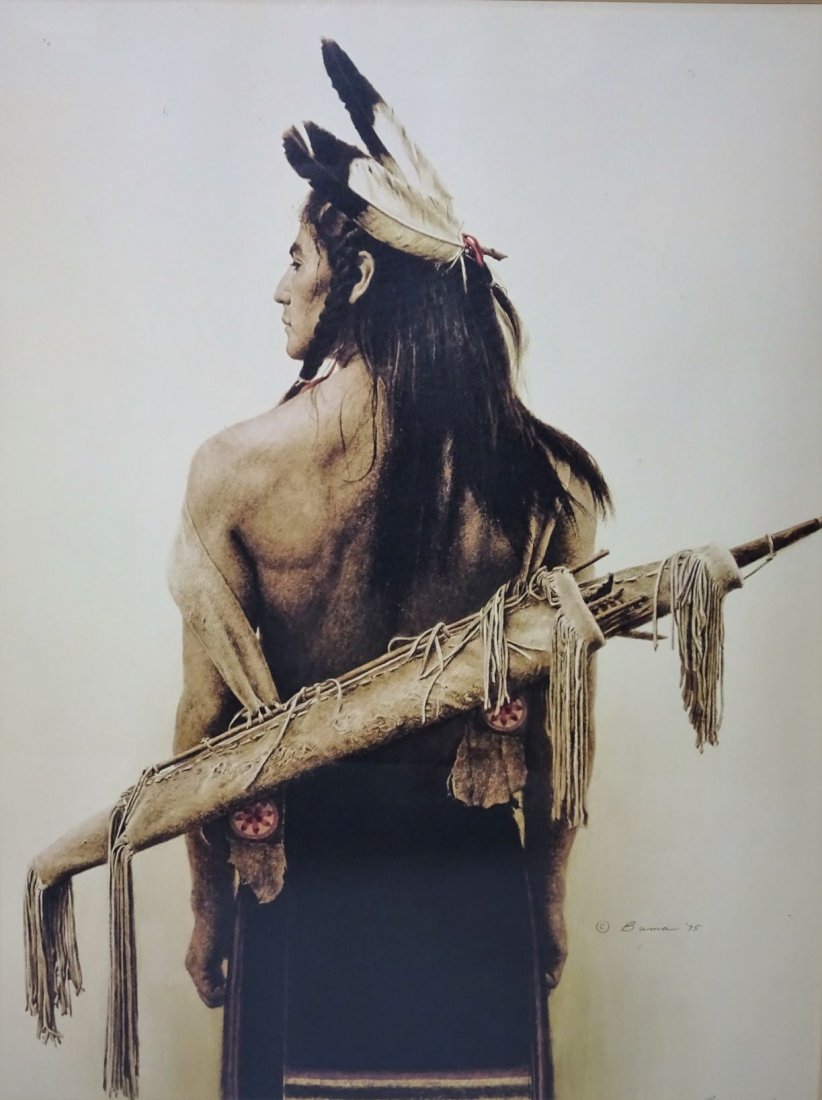 James Bama (born 1926),  Shoshone lithograph (1 of 5)
