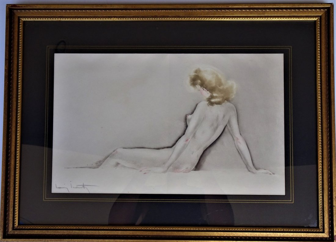 Louis Icart (1888 - 1950): Louis Icart (1888 - 1950) Louis Justin Laurent Icart was born in Toulouse in 1890 and died in Paris in 1950. He lived in New York City in the 1920s, where he became known for his Art-Deco color etchin