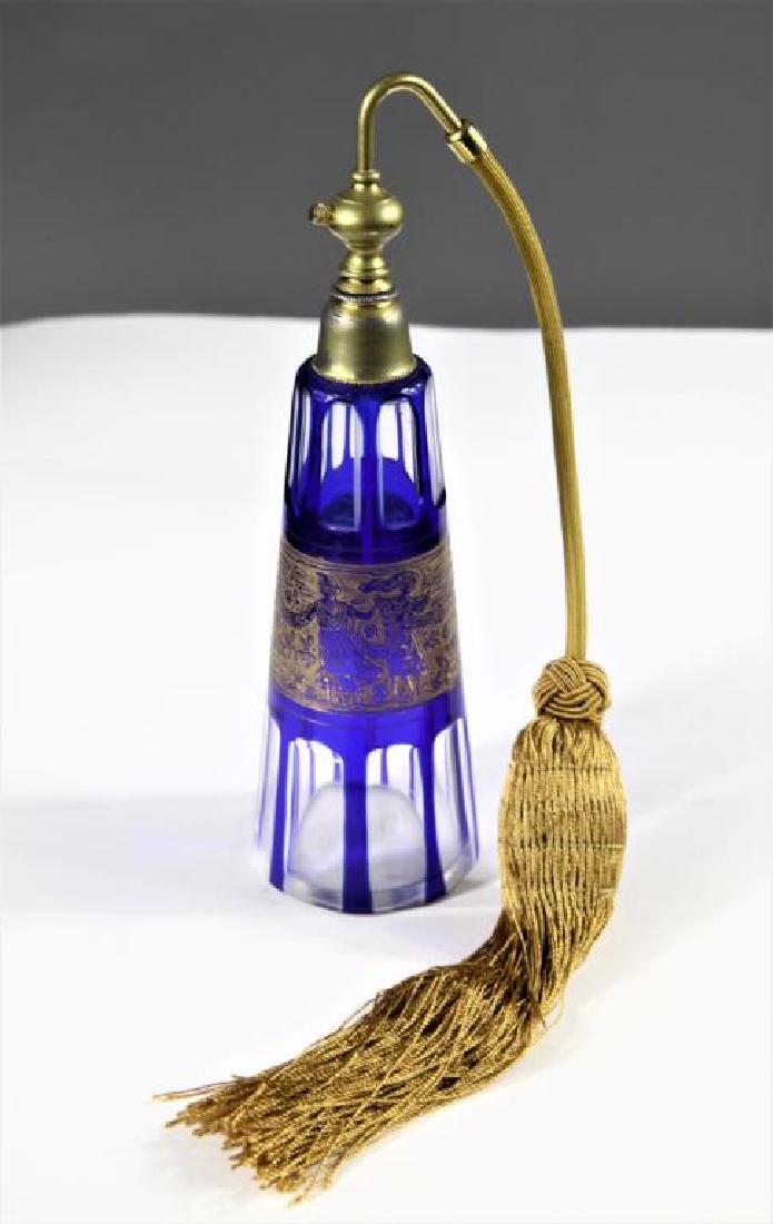 (1) Tapered atomizer with cobalt blue overlay (1 of 3)