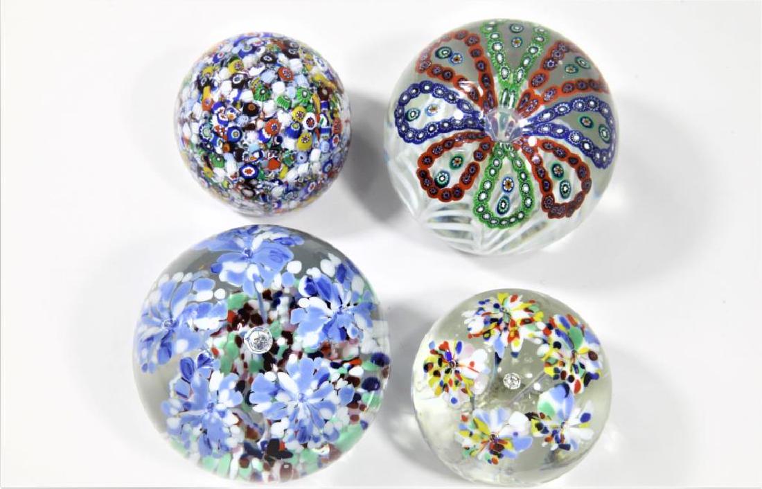 Four (4) Gentile Glass paperweights (1 of 7)
