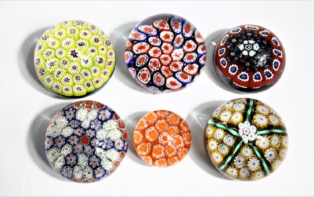 Six (6) Murano-style paperweights (1 of 7)