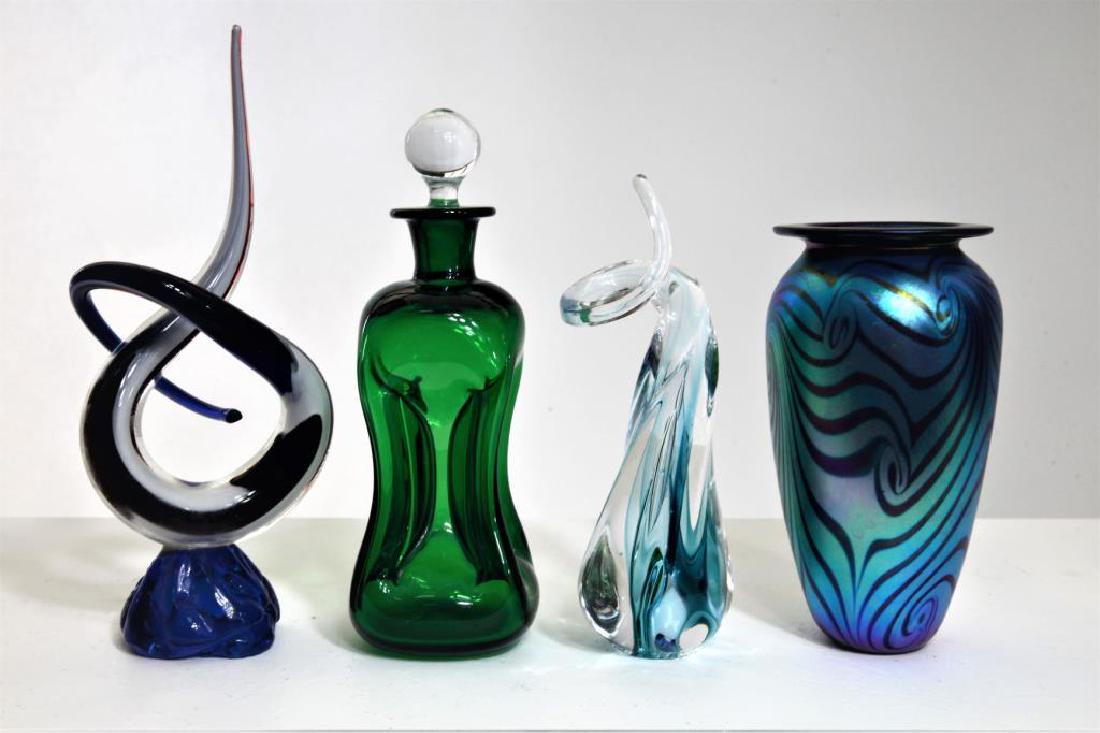 Four (4) Murano-syle pieces (1 of 6)