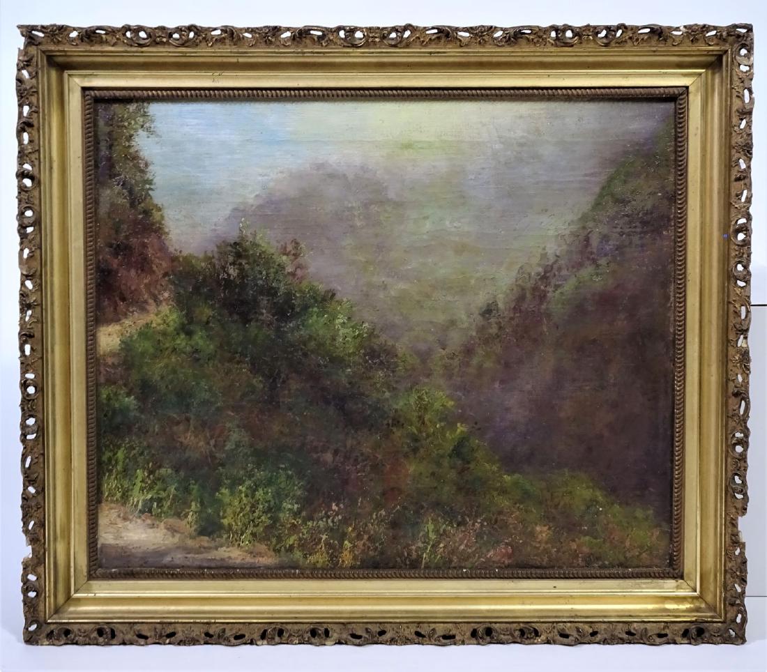Charles Dormon Robinson (1847 - 1933) American: Charles Dormon Robinson (1847 - 1933) American. Titled: Barbizon Landscape. Signed lower right. A prolific plein-air painter of western landscape, Charles Robinson earned a distinguished reputation as