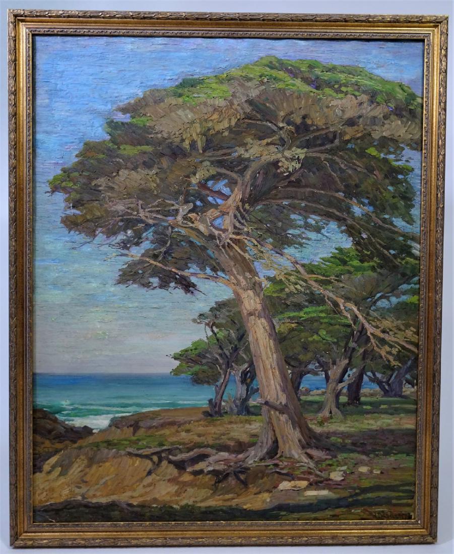 William Frederick Dabelstein (1884 - 1979): The February exhibit at Villa Montalvo, Saratoga, features California scenes done by William F. Dabelstein, widely known San Francisco artist. Dabelstein has painted extensively through California for