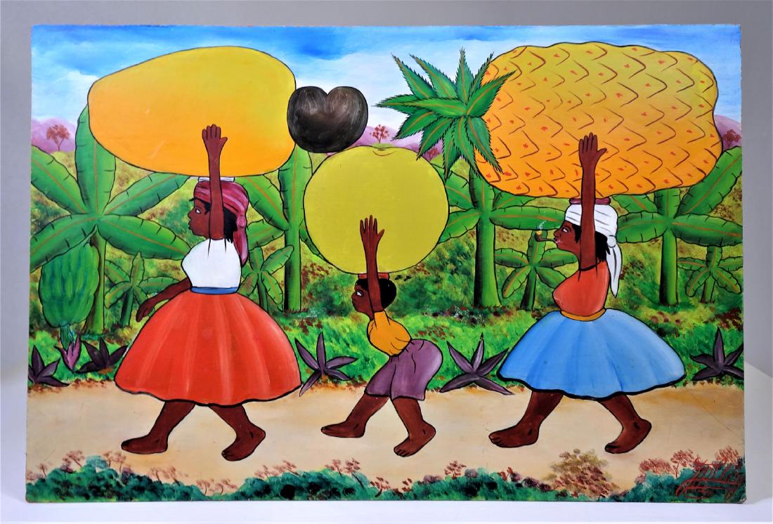 Jacques Richard Chery (b. 1929) Haitian: Jacques-Richard Chery was born in Cap-Haitien, Haiti in 1929. Before becoming an artist, he worked as a barber and was the owner of a gas station. In 1951, he was discovered by Philome Obin and later