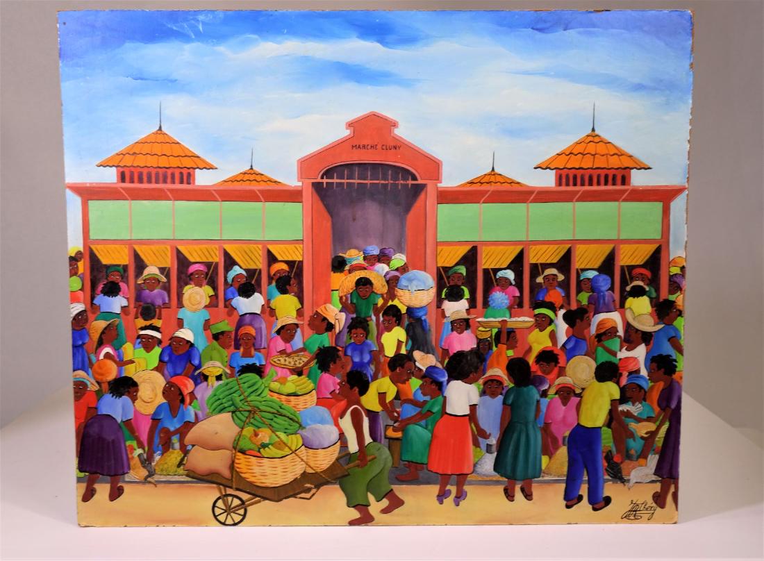 Jacques Richard Chery (b. 1929) Haitian: Jacques-Richard Chery was born in Cap-Haitien, Haiti in 1929. Before becoming an artist, he worked as a barber and was the owner of a gas station. In 1951, he was discovered by Philome Obin and later