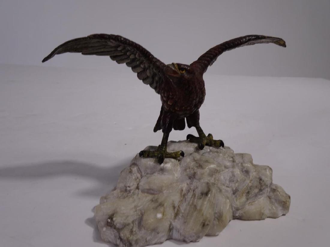 Manner of Franz Bergman Sculpture, Austrian Bronze: Manner of Franz Bergman Sculpture, Austrian Bronze. 8 x 5 in. CONDITION- By registering to bid for this auction (either in-house or online) and/or placing a bid in thisauction. The BIDDER/BUYER agrees