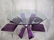 Lucite Dining Table Glass Top w 6 chairs - 5