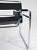 Pair Marcel Breuer Wassily Leather & Chrome Chairs - 7