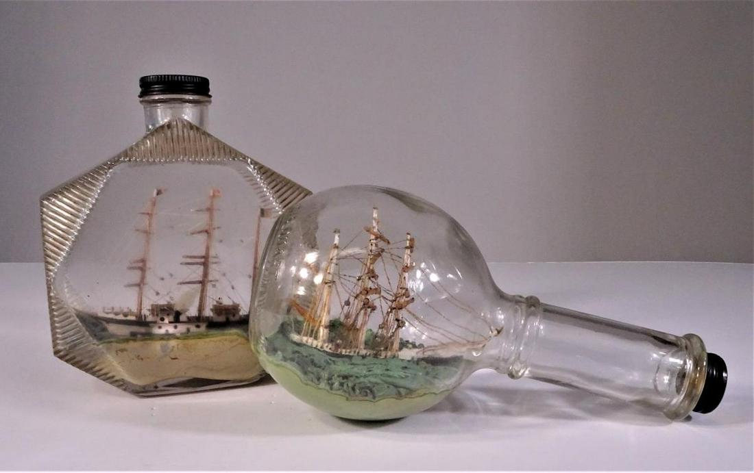Pair of Ships in Bottles (1 of 5)