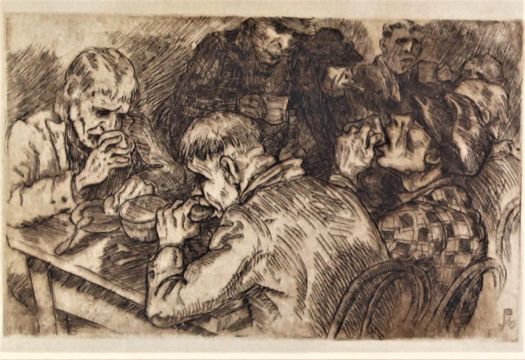 Eli Jacobi (1898 - 1984) Russian/American Litho: Signed LR. Numbered 9/10 O: 13.5 x 16 in. S: 6 x 8.5 in. Please contact Eamon at Premier Shipping and Crating for a quote to pack and ship at 941-358-9999 or email at info@premiershipment.com