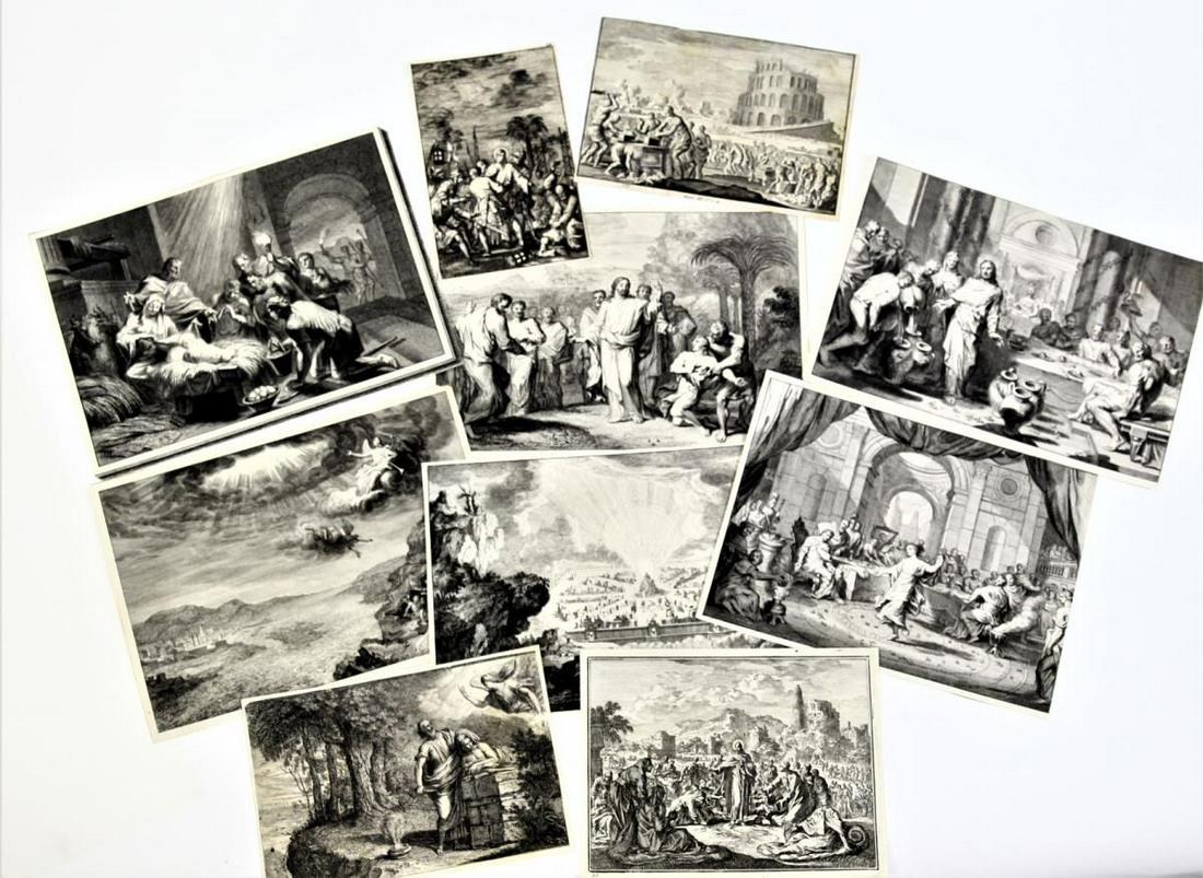 (10) Old Master etchings and engravings: Cornelis van Merlen (Flemish 1654-1723) Romeyn de Hooghe (Dutch 1645-1708) Henricus Laufe Franc Vannus. Please contact Eamon at Premier Shipping and Crating for a quote to pack and ship at 941-358-999
