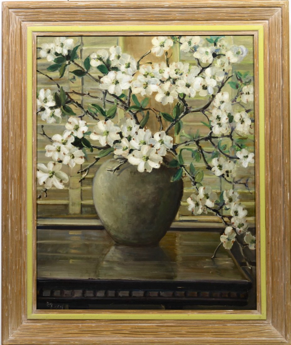 Emily Dillard (1879 - 1968) Oil on Canvas: Emily, E. M. Dillard (1879-1968) was also known as Em. She was never known as "Emma" -- but since she signed her work "E.M." people assumed that was the case. She studied with Frank Klepper, Frank Rea